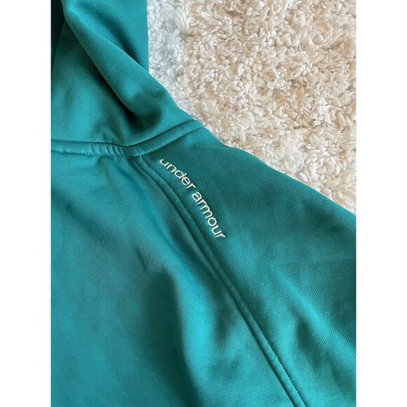 Under Armour X Storm S/M aqua green / Blue hoodie. Great quality & condition - Picture 9 of 10